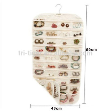 Hanging Jewelry Organizer storage 80 Pockets Accessories For Necklaces Pendants